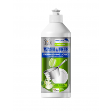 Средство для мытья посуды Wash & Free Зеленое яблоко и экстракт эдельвейса 724267 500 мл
