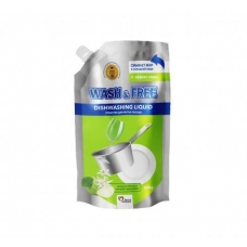 Средство для мытья посуды Wash & Free Зеленое яблоко и экстракт эдельвейса 724656 500 мл