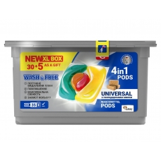 Капсулы для стирки с хозяйственным мылом Wash&Free 720511-4 35 шт