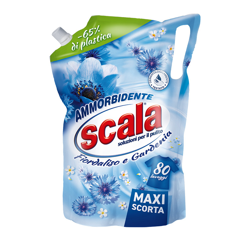 Концентрированный кондиционер-ополаскиватель 2000 мл Scala Ammorbidente Fiordalisio & Gardenia 8006130504311 (Склад -Y-)