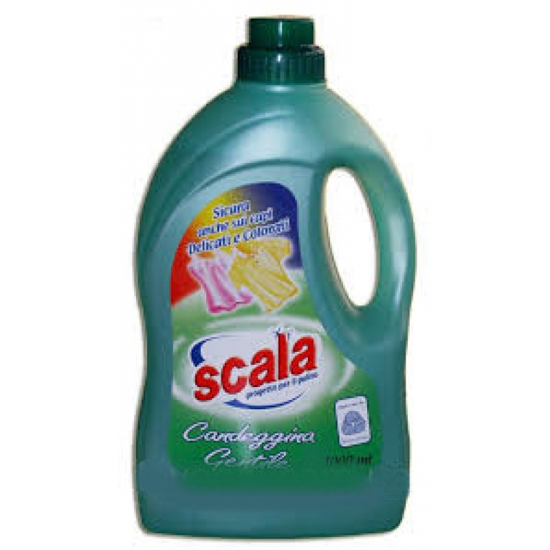 Жидкий отбеливатель для цветных и деликатных вещей 1 литр Scala Candeggina Gentile 8006130501556 (Склад -Y-)