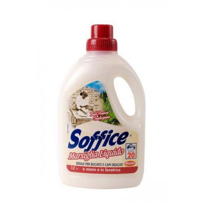 Гель для стирки с марсельским мылом 1 л Soffice Lavatrice Marsiglia 8002295013354 (Склад -Y-)