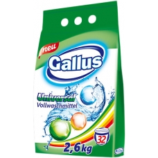 Стиральный порошок 2.6 кг Volwaschmittel Gallus 4251415300339
