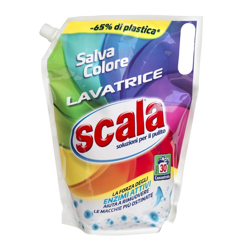 Гель для стирки с фиксацией цвета 1.5 л Scala Lavatrice Salve Colore 8006130504205 (Склад -Y-)