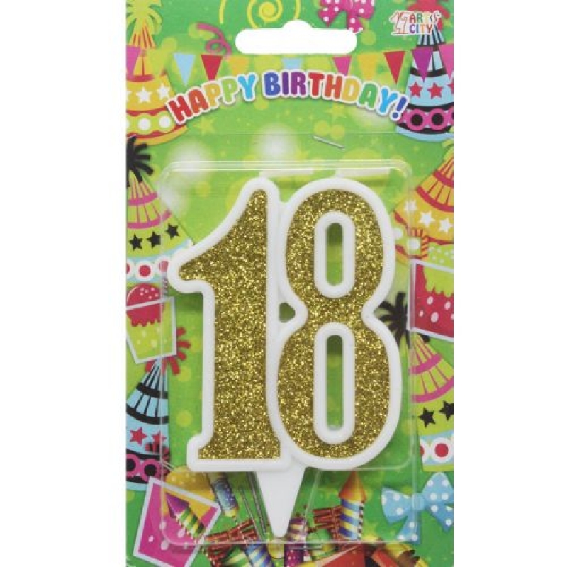 Свічка для торта "18 років" (1248978) (склад -T-)