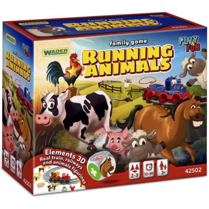 Навчальна гра "Running Animals" (42502) (склад -T-)