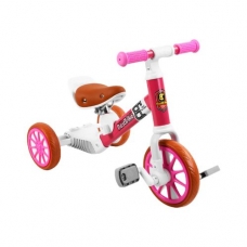 Велосипед 3-х колісний 15996 (1) "Best Trike", 2в1, велобіг, металева рама, піно колесо EVA, переднє d = 21см, заднє d = 17см, в коробці (15996)