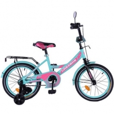 Велосипед дитячий 2-х коліс.16'' 211601(1 шт)Like2bike Sky, бірюзовий, рама сталь, з дзвінком, руч.гальмо, зборка 75% (211601)