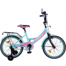 Велосипед дитячий 2-х коліс.18'' 211803(1 шт)Like2bike Sky, бирюзовий, рама сталь, з дзвінком, руч.гальмо, зборка 75% (211803)