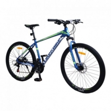 Велосипед дорослий 2-х колісн. 27,5" A212701 (1шт) LIKE2BIKE Active 1.0,синій матовий,рама алюм.18",21-шв, Disk brake,збірка 85% (A212701)