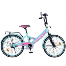 Велосипед дитячий 2-х коліс.20'' 212003(1 шт)Like2bike Sky, бирюзовий, рама сталь, з дзвінком, руч.гальмо, зборка 75% (212003)