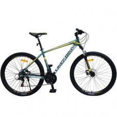 Велосипед дорослий 2-х колісн. 27,5" A212705 (1шт) LIKE2BIKE Active 1.0,зелений,рама алюм.18",21-шв, Disk brake,збірка 85% (A212705)