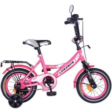 Велосипед дитячий 2-х коліс.12'' 211205(1 шт)Like2bike Sky, рожевий, рама сталь, з дзвінком, руч.гальмо, зборка 75% (211205)