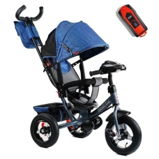 Велосипед 3-х кол. 3390 / 16-899 Best Trike (1) НАДУВНІ КОЛЕСА d=29см. переднє, d = 26см. задні, ФАРА З USB, пульт (16-899)