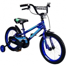 Велосипед дитячий 2-х коліс.12'' 211207 (1 шт) Like2bike Rider, синій, рама сталь, зі дзвінком, руч.гальмо, збірка 75% (211207)