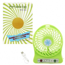 Вентилятор настільний "Portable fan" (зелений) (28-2)