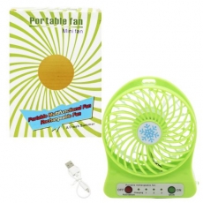 Вентилятор настільний "Portable fan" (зелений) (28-2)