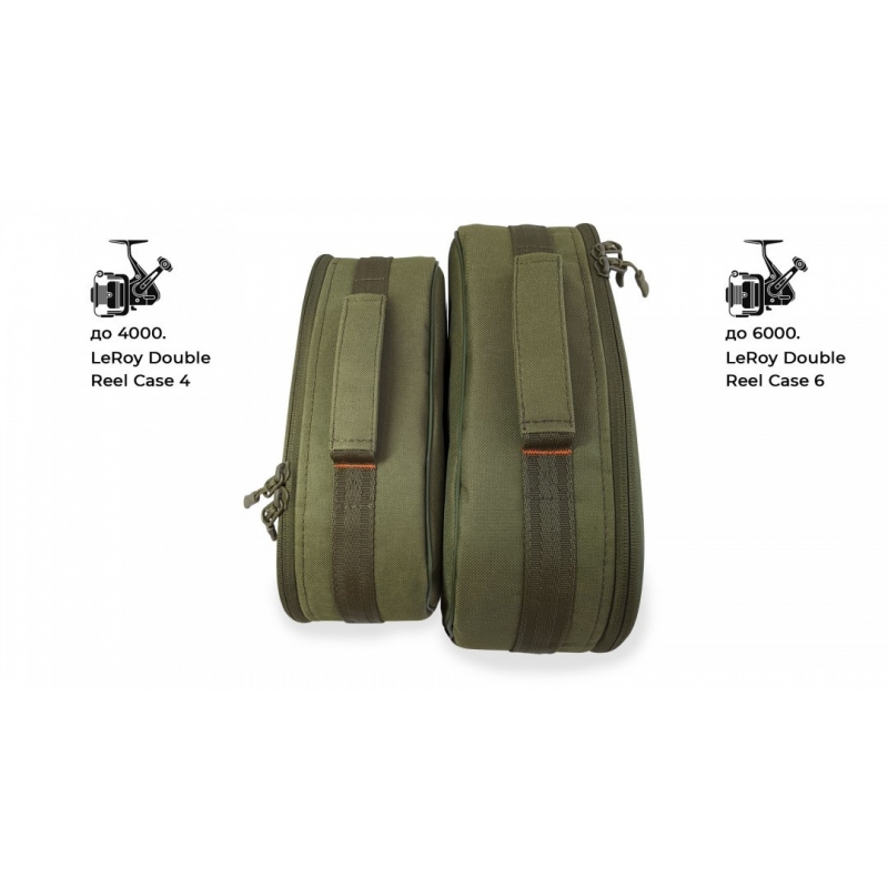 Сумка рыболовная для катушек LeRoy Double Reel Case 4 LE-0035 27х15х9 см (Склад -Y-)