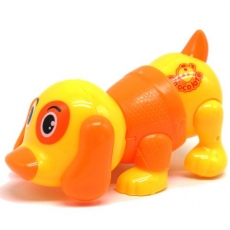 Заводна іграшка "Собачка", помаранчева (6614)