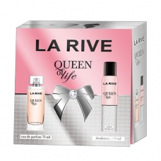 Набір для жінок LA RIVE QUEEN OF LIFE (парфумована вода/дезодорант)