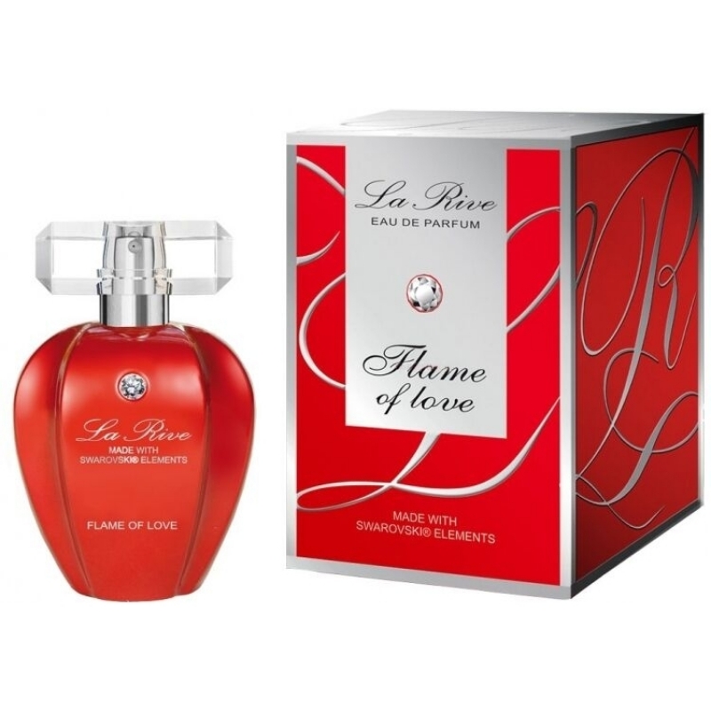 Парфумована вода для жінок LA RIVE FLAME OF LOVE SWAROVSKI, 75 мл (5901832062080)