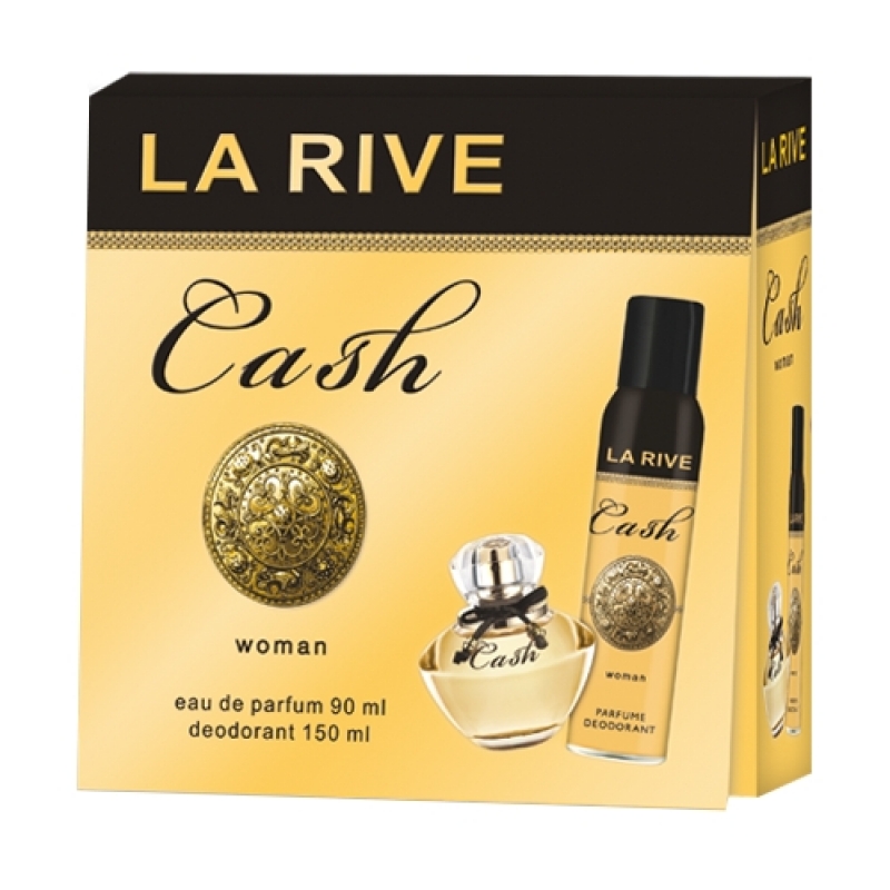 Набір для жінок LA RIVE CASH WOMAN (парфумована вода/дезодорант) (5906735236491)