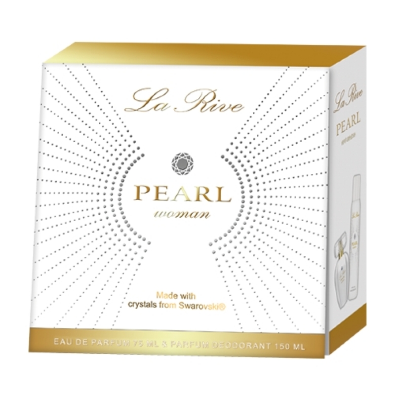 Набір для жінок LA RIVE PEARL (парфумована вода/дезодорант) (5901832060550)